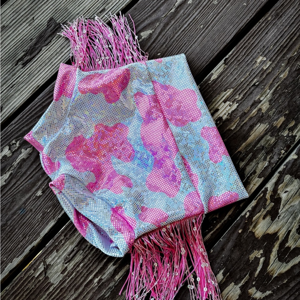 Pink and white bummies